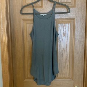 Express One Eleven green Tank Top